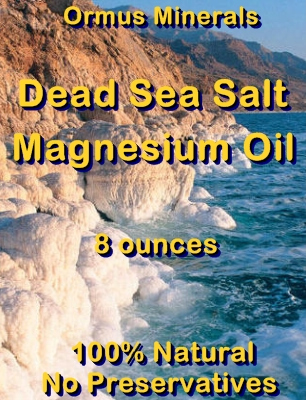 Ormus Minerals Dead Sea Salt Magnesium Oil